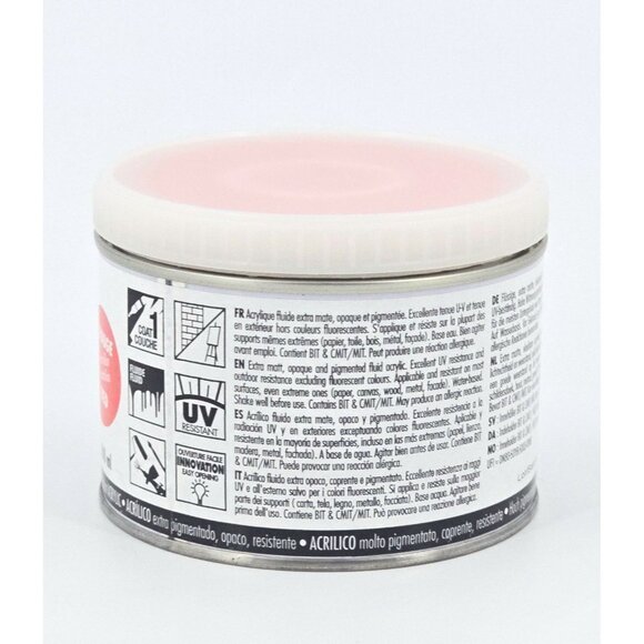 Pebeo Mat Pub Vermillon Red 257005 Acrylic Paint 16.9 oz 500ml New - Picture 4 of 8